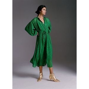 Anthropologie Allene Shimmer Maxi Dress